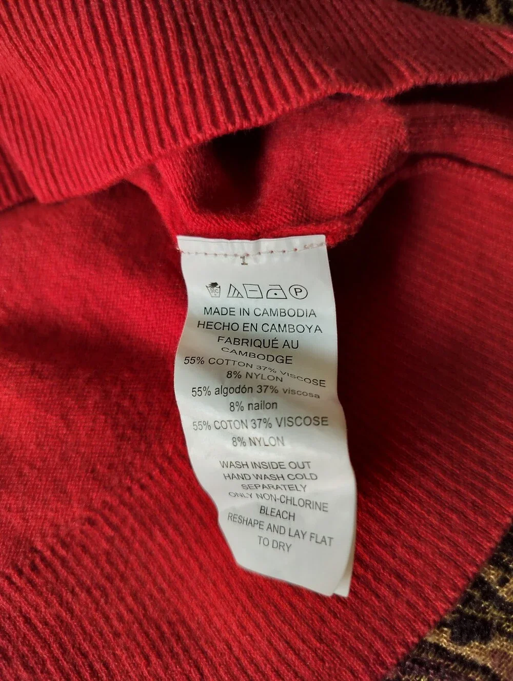 MICHAEL Michael Kors Women's M Red Studded Keyhole Cutout Mock Neck Sweater